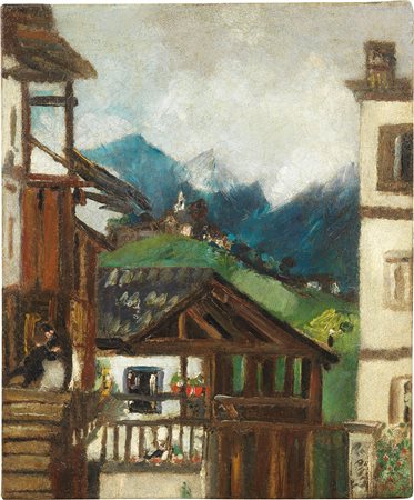 Filippo de Pisis, Paesaggio cadorino, 1927