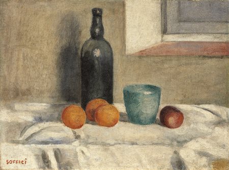 Ardengo Soffici, Arance e bottiglia, 1932