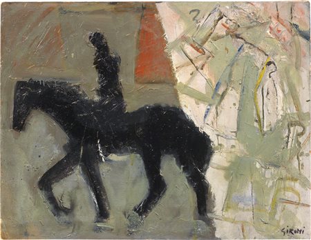 Mario Sironi, Il cavallo stanco, 1947