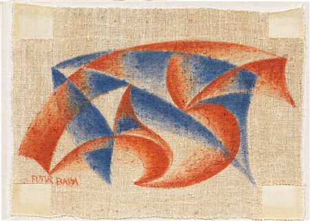 Giacomo Balla, Linee di velocità + cielo, 1914 ca.