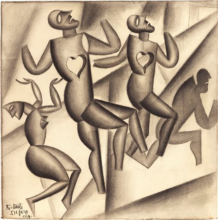 Fortunato Depero, Danzatori di Cuori, 1920