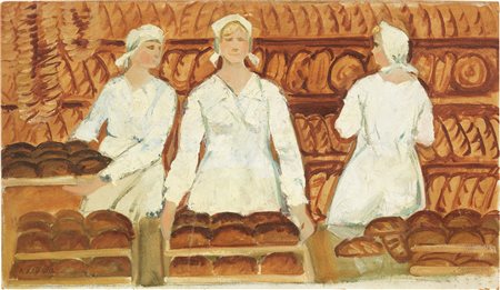 Aleksandr Deineka, Nella fabbrica del pane