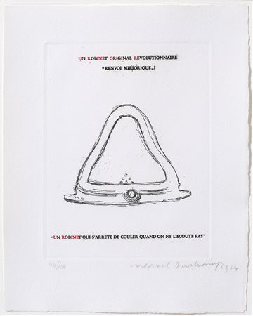 MARCEL DUCHAMP
Un robinet, 1964