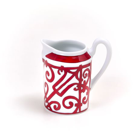 Hermes lattiera in fine porcellana, collezione Balcon du Guadalquivir. Nuova....