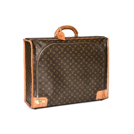 Valigia morbida Louis Vuitton in tela monogram con chiusura tramite cerniera...