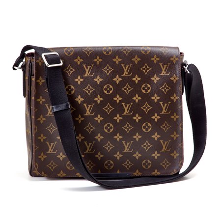 Borsa Louis Vuitton Messenger con tracolla regolabile in tessuto monogram,...