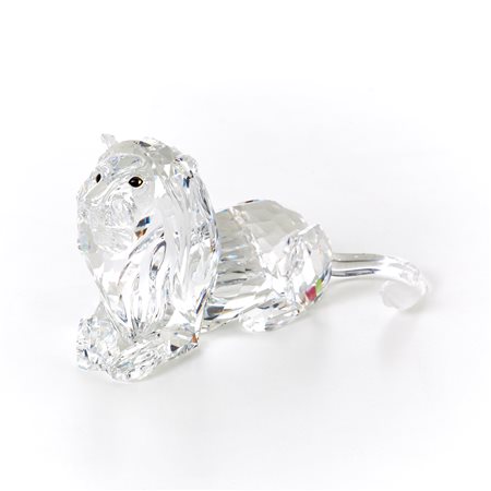 Leone Swarovski, collezione "Immagini d'Africa" scultura in cristallo...