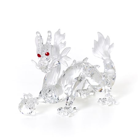 Dragone Swarovski, collezione "Creature fantastiche" scultura in cristallo...