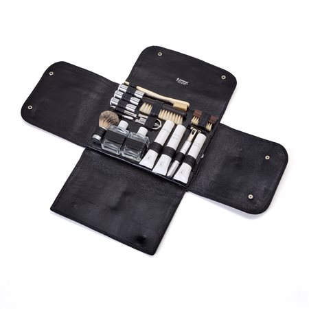 Set trousse da viaggio Lorenzi per uomo con accessori per la cura della...