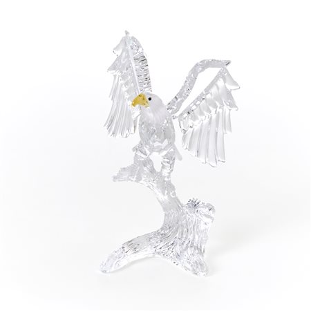 Aquila Swarovski in cristallo sfaccettato corredata di custodia originale...