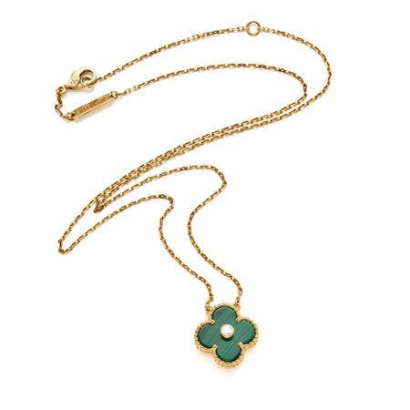 Collana Van Cleef & Arpels, collezione Alhambra, in oro giallo 18 Kt,...