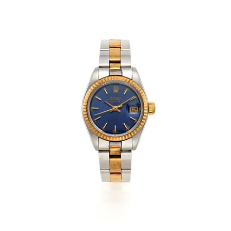 Rolex Datejust, anni '70/'80. Cassa e bracciale in acciaio e oro giallo 14...