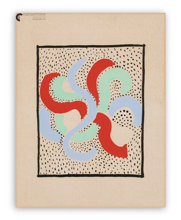SONIA DELAUNAY (1885-1979) - Compositions couleurs idées (Planche n. 28), 1930 circa