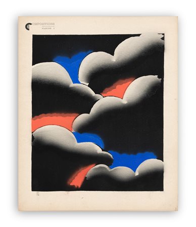 SONIA DELAUNAY (1885-1979) - Compositions couleurs idées (Planche n. 9), 1930 circa
