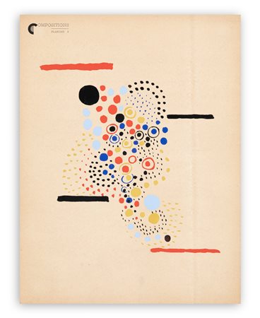 SONIA DELAUNAY (1885-1979) - Compositions couleurs idées (Planche n. 8), 1930 circa