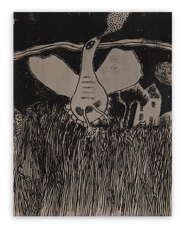 GUILLAUME CORNEILLE (1922-2010) - Senza Titolo, 1972