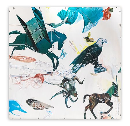 ROBERT RAUSCHENBERG (1925-2008) - Star Quarters N.1, 1971