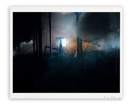 GREGORY CREWDSON (1962) - Production Still (Man in woods #2), 2003
