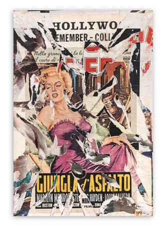 MIMMO ROTELLA (1918-2006) - Hollywood Marilyn, 1981