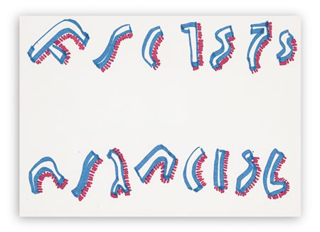 CARLA ACCARDI (1924-2014) - Strisce, 2004