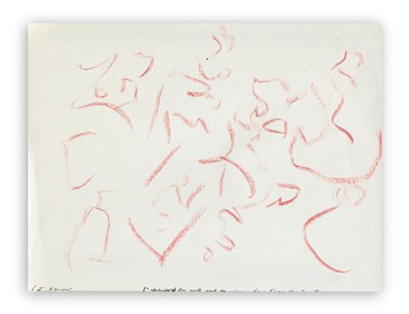 CHRISTIAN DOTREMONT (1922-1979) - Les mots sont des poissons dans l'eau des familles, 1965