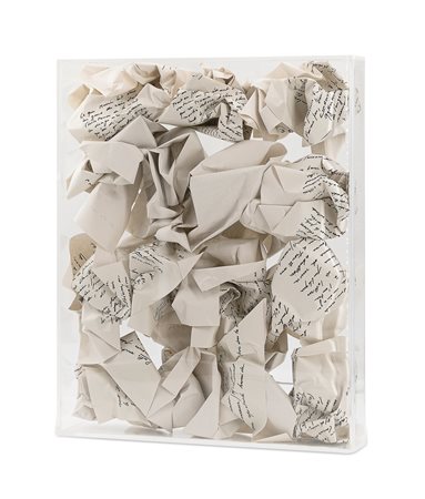 FERNANDEZ ARMAN (1928-2005) - Froissements: La Poubelle du Poète, 1975