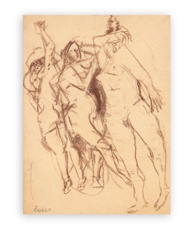 FAUSTO PIRANDELLO (1899-1975) - Bagnanti, 1947-1948 circa