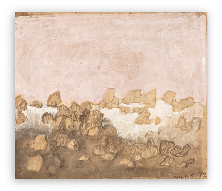 ZORAN ANTONIO MUSIC (1909-2005) - Paesaggio roccioso, 1979
