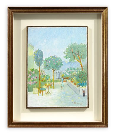 FRANCESCO DE ROCCHI (1902-1978) - Giardino, 1971