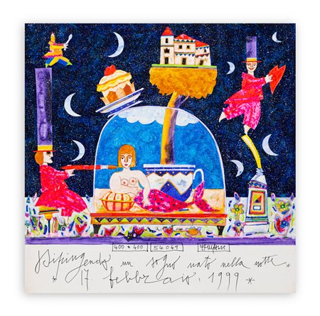 FRANCESCO MUSANTE (1950) - Dipingendo un sogno nato nella notte, 1999