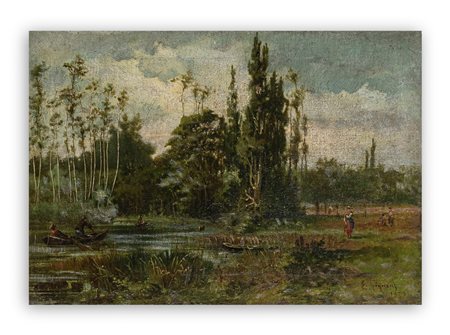 EUGENIO GIGNOUS (1850-1906) - Senza Titolo, 1873