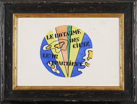 Fernand Léger (Argentan, 1881 - Gif sur Ivette, 1955) Etude Pour le vetrail...