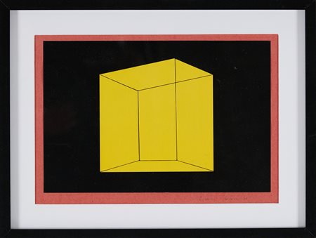 Gianni Colombo (Milano, 1937 - Melzo (Mi), 1993) Senza titolo China e collage...