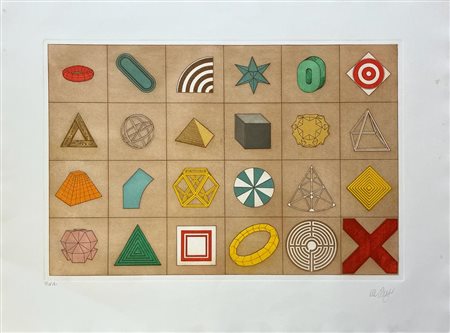 Lucio Del Pezzo “Segni geometrici”