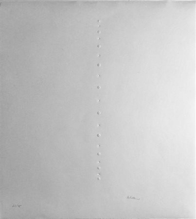 Enrico Castellani “Senza titolo” 1970