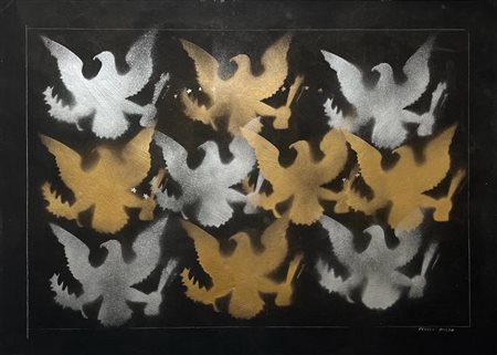 Franco Angeli “Senza titolo” 1985-86