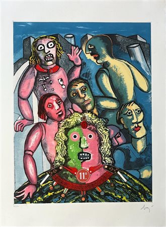 Enrico Baj “Il generale a riposo con i suoi fantasmi”