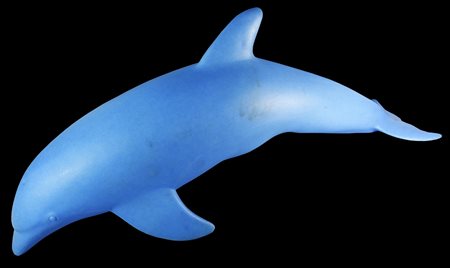 Cracking Art Group DELFINO plastica, cm 44x32x115 timbro OMAR RONDA By L.A.P....