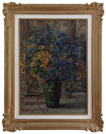 Giuseppe Cavasanti Valmadonna (AL) 1895 - Laigueglia (SV) 1980 Vaso di fiori 