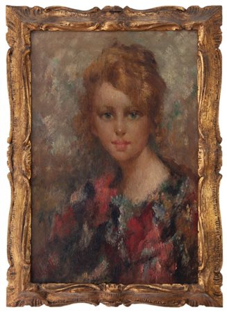 Giuseppe Maldarelli Napoli 1885 - 1958 Ritratto femminile