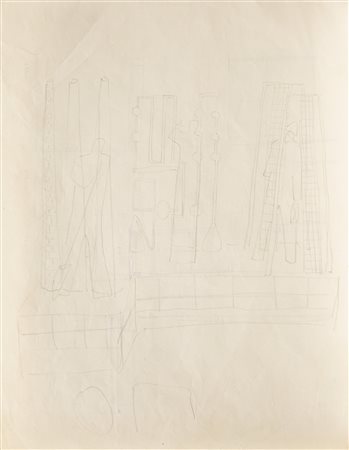 Fausto Melotti (Rovereto 1901-Milano 1986)  - Disegno, 1947