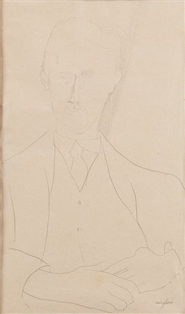 Amedeo Modigliani (1884-1920)  - Ritratto di Roger Dutilleul, 1917