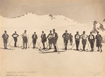 Ettore Santi (1889-?)  - Coppa Ski Clavières, 1925