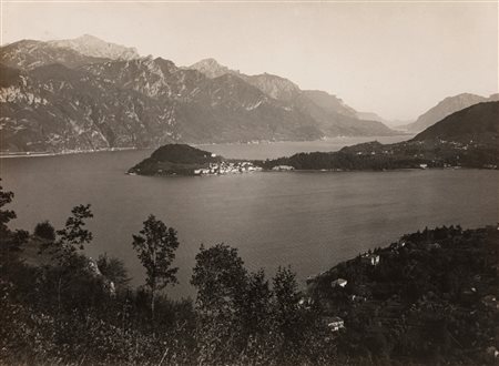 Emilio Sommariva (1883-1956)  - Bellagio, la Gigna e i due rami del lago, 1920s