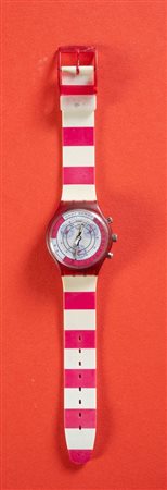 SWATCH CHRONO BACCA MARINA SCR100 NAVY BARRY Anno 1991, cassa in plastica,...