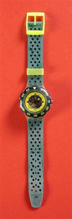 SWATCH SCUBA 200 MEROU SDK101 Anno 1990, cassa in plastica, cinturino in...