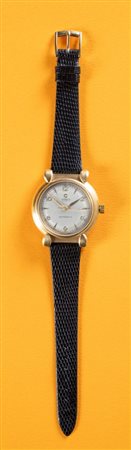 CONSUL AUTOMATIC, anni '70. Cassa placcata oro, quadrante avorio con indici e...