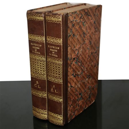Memorie sulla Sicilia di Guglielmo Capozzo, Volume 1 e Volume 2, Palermo 1840