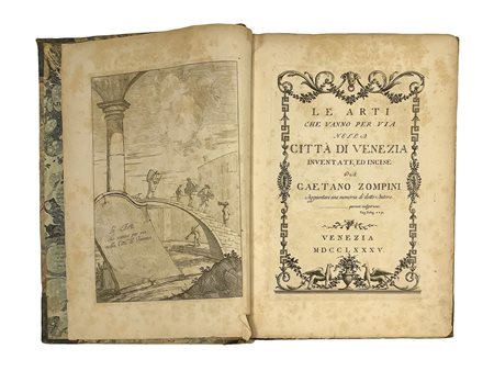 Gaetano Zompini (Italian 1700-1778)  - Libro "Le  Arti di Venezia", 1785