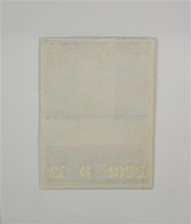 Enzo Bersezio BIOGRAFICO - 17 6 1977 tecnica mista su carta, cm 13,5x9,5 sul...